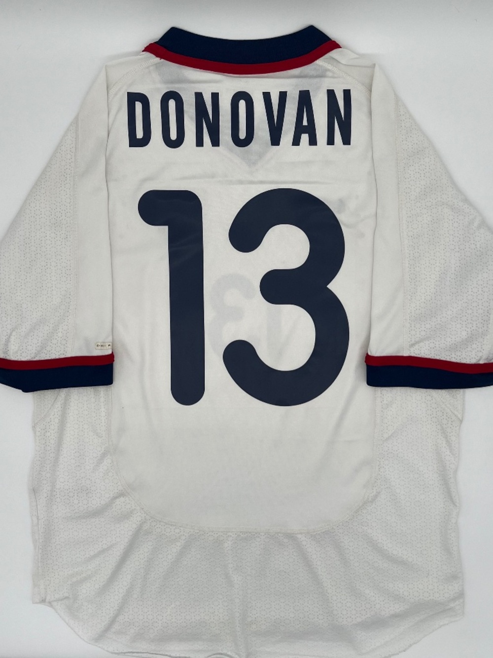 USMNT 2000/2001 Home Donovan #13 Authentic Nike Jersey S Men White